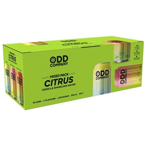 Picture of ODD Co Mixed Citrus 10pk Cans 330ml