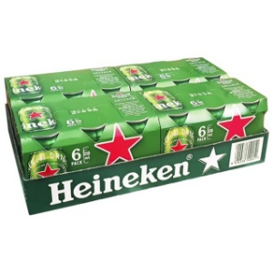 Picture of Heineken Cans 4x6pk Cans Tray 330ml