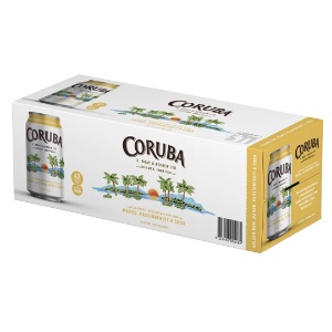 Picture of Coruba 5% Mango Passionfruit 10pk Cans 330ml