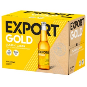 Picture of DB Export Gold 15pk Bottles 330ml