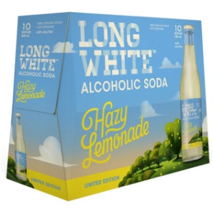 Picture of Long White Vodka Hazy Lemonade 10pk Bottles 320ml