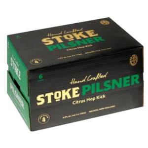 Picture of Stoke Pilsner 6pk Bottles 330ml