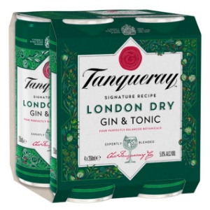 Picture of Tanqueray G&T 4pk Cans 250ml