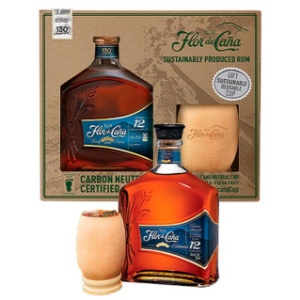 Picture of Flor De Cana Centenario 12YO Sustainable Cup Gift Pack 700ml