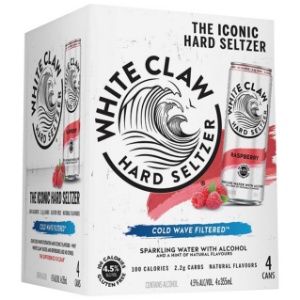 Picture of White Claw Raspberry 4pk Cans 355ml
