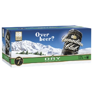 Picture of Canadian Club 7% Whisky n Dry 18pk Cans 250ml